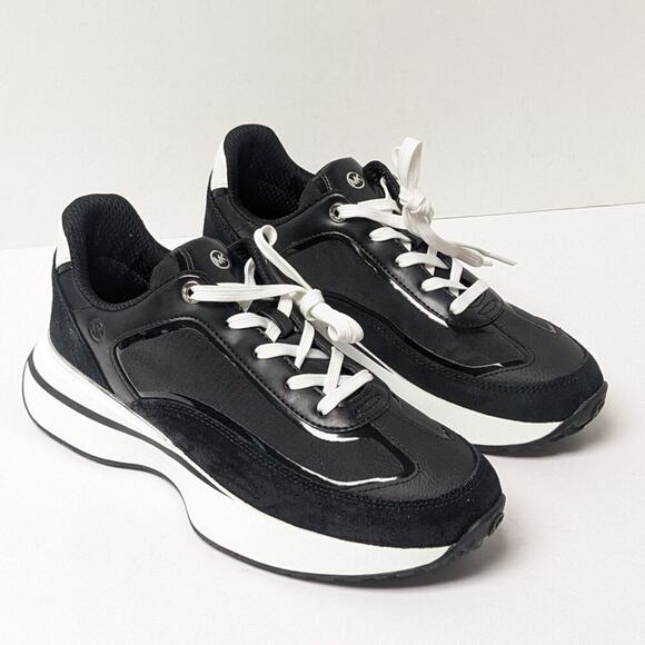 Michael Kors Ari Trainers, Black, Women's 8.5 - Picture 1 of 7